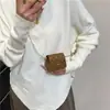 Bolsa Pequena Quadrada de Mão Xadrez Estilo Coreano para Revenda Bolsa Feminina Outono 2025 Nova Mini Bolsa de Ombro com Corrente Bolsa Transversal para o Dia a Dia