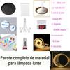 Dique DIY Luz da Lua Criativa Tanabata Presente Textura Pintura Diy Pacote de Material de Ferramenta Pintura Decorativa de Luz da Lua