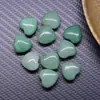 Amazon Suministra un Juego de Siete Piezas de Corazones de Piedras Preciosas de Cristal Natural de 15 mm de Ornamentos de Amatista, Joyería de Ágata de Jade