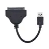 Línea de unidad USB3.0 fácil directa de fábrica Adaptador USB3.0 a SATA Línea de datos para disco duro mecánico de estado sólido