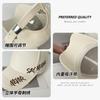 Gorra Lavada Bordada con Letra Lateral Verano Estilo Americano Combinable Cabeza Grande Sombrero para el Sol Moda Urbana Gorra de Béisbol para Hombre