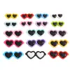 Acessórios para óculos de sol redondos de acrílico com tema de amor, joias artesanais DIY, acessórios para olhos de bonecos de pelúcia