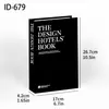 Moda Moderna Minimalista Estilo Ins Libro Falso Libro de Simulación Decoración Suave Muestra Adorno para Estantería de Hotel Atrezo de Libro Decorativo