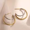 Brincos Geométricos de Design Nicho High-End Estilo Metal Europeu e Americano Aogu para Mulheres Moda Ins Versátil Elegante Novos