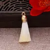 3CM sombrero redondo metálico degradado borla pequeña borla ropa infantil accesorios para el cabello memoria USB marcapáginas accesorios de borla colgante venta al por mayor