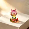 Ornamento Rotativo dos Doze Signos do Zodíaco de Cristal Atrai Riqueza e Sorte Decoração de Mesa de Escritório Presente para Ano do Zodíaco Presente Criativo