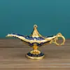 Lámpara Mágica de Aladino Lámpara Mágica de los Deseos de Lujo Retro Creativa Artesanías de Metal Decoración para el Hogar Adornos Rusos