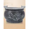 Suprimentos para queimador de incenso Queimador de incenso de pedra doméstico Usuário externo Pedra de incenso para uso externo Queimador de incenso esculpido em pedra Templo outros ensacados
