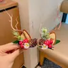 Clipes de Cabelo de Galho de Alce Japonês e Coreano Mais Vendidos para Meninas Adereços de Cabeça de Natal Festa Cosplay Decorações Clipe de Cabelo de Atmosfera Acessórios de Cabelo