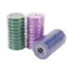 Fio elástico de arame plano com miçangas feito à mão 10 m um rolo atacado DIY pulseira colar Fio de cristal alto rebote fio para miçangas