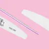 Venda Quente branca profissional tipo meia-lua reparo de unha lixa de polimento dupla face com núcleo roxo ferramenta simples para cuidado das unhas