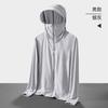 Ropa de Protección Solar de Seda de Hielo para Hombre Nueva Chaqueta de Verano para Hombre Anti-UV Delgada Transpirable Ropa de Protección Solar para Pesca al Aire Libre