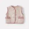 Suéter Bordado para Bebé y Niño Pequeño Chaleco de Felpa Floral para Niñas Ropa de Invierno Nuevo Estilo Jeans Gruesos con Forro Polar Conjunto de Tres Piezas