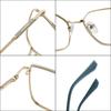 Nueva tendencia de moda transfronteriza: montura de gafas de metal para hombres, miopía, gafas de detección avanzada para mujeres, montura de gafas anti-azul HD