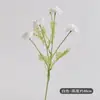 Flores de crisântemo artificiais, plantas artificiais de quatro cabeças para decoração de mesa em casa, decoração de casamento fresca, atacado