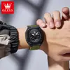 Reloj marca Oris modelo nuevo con correa de silicona, reloj electrónico cuadrado para hombre, reloj de cuarzo impermeable, reloj de pulsera para hombre