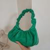 Comércio Exterior Estilo Coreano Bolsa Feminina Nova Cor Sólida Bolsa Plissada Nuvem Bolsa Simples Feminina de Axila Bolsa de Ombro Doce