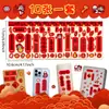 10 hojas/set Pegatinas Originales Mini Pareados Año de la Oveja Divertidas Festival de Primavera Año Nuevo Estilo Chino Bendiciones Pegatinas Rompecabezas DIY