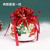 Bolsa de Manzana Navideña Bolsa de Regalo de Franela para Nochebuena Bolsa de Caramelo de Fruta Ping An Bolsa de Terciopelo