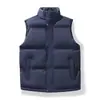Chaleco cárdigan de algodón con cremallera para hombre y mujer, chaqueta sin mangas con cuello alto para otoño e invierno, prenda exterior de moda, chaleco cálido con forro de polar