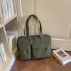 Bolsa feminina de estilo minimalista, bolsa versátil de cor sólida para o dia a dia, adequada para estudantes universitários, bolsa para laptop de 15,6 polegadas