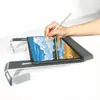 Suporte Ergonômico para Laptop com Apoio de Pulso, Suporte de Alumínio Ajustável para Laptop para Mesa, Suporte Dobrável Portátil para Computador para Alívio da Dor, Jogos, Desenho, Compatível com MacBook e PC