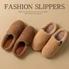 Pantuflas de Algodón para Mujer Invierno Cálidas 2026 Nuevas para Interior Hogar Felpa Plus Espesada Felpa Domésticas Antideslizantes Pantuflas de Algodón Mujer