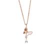 Collar original de mariposa con forma de amor, colgante de gota de agua con borla exquisita para mujer, nicho de temperamento, cadena de clavícula de mariposa simple, regalo