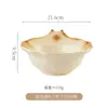 Tazón de ramen para gato estilo japonés con decoración bajo vidriado, alto valor estético, vajilla de cerámica para el hogar, plato, tazón para ensalada de frutas, tazón para arroz, plato de cena
