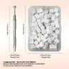 Esponja para Uñas con Bloques Mini Tofu de Alta Densidad para Difuminar Rubor, Herramienta Cuadrada Pequeña, Pinza Lápiz, Pinza