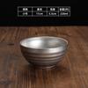 Tazón de Arroz Retro de Acero Inoxidable, Tazón para Kimchi, Tazón Viejo para Sopa, Tazón Roscado, Tazón Pequeño para Niños, Tazón para Fideos, Tazón para Salsa de Hot Pot