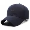 Novo Chapéu Boné de Beisebol Masculino Tecido de Secagem Rápida Primavera, Verão e Outono Cor Sólida Ajustável Flor Quente Estereoscópica Boné com Aba