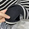 Estilo Retro Elegante de Invierno 2025 Falda de Rayas Gruesas Moda Estilo Perezoso Cintura Elástica Ceñida al Cuerpo para Mujer