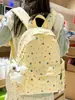 Mochila ShuaiMijia para Estudiantes Universitarios - Mochila Nueva de Nicho de Alto Estilo con Gran Capacidad para Uso Escolar y Salidas de Chicas