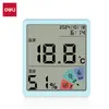 Envío Gratis Deli Le511 Medidor Digital de Temperatura y Humedad Alta Precisión Interior Habitación de Bebé Tipo Colgante Medidor de Temperatura