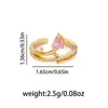 Nuevo Anillo de Flor de Tulipan de Circonia de Cobre Más Vendido para Mujer, Anillo de Diamante Teardrop con Corte Hielo Flor de Hielo Estilo Ins