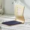 Silla tatami, asiento de cama, silla perezosa de dormitorio, silla sin patas, taburete, silla con respaldo estilo japonés y coreano, cojín, silla para mirador y habitación japonesa