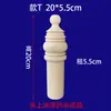 Talla Redonda de Madera Maciza, Pieza Pequeña de Madera, Talla Redonda Maciza, Pilar de Cabecera de Cama, Pasamanos de Escalera, Capitel Decorativo de Madera