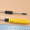 Destornillador de doble propósito de 3 pulgadas, galvanizado, de doble propósito, destornillador de cruz, destornillador