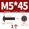 Tornillos de Acero Inoxidable 304 Cabeza Redonda Hexagonal con Arandelas M2M2.5M3M4M5M6M8M10