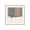 Pintura decorativa naranja mural cuadrado pintura moderna simple lujo ligero pintura colgante sala de estar sofá pared de fondo fabricantes mayoreo