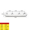 Folha reta de aço inoxidável espessada Conector de placa de madeira de ângulo reto de 90 graus Folha de ferro fixa TL Angle Iron One Word Angle Code Flat Sheet
