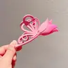 Directo de fábrica nuevo clip de tiburón rosa clip súper de hada accesorios para el cabello de la parte trasera de la cabeza clip de mariposa de temperamento simple