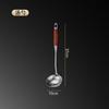 Conjunto de utensílios de cozinha em aço inoxidável 304 com padrão de flor de pera, espátula de cozinha para hotel comercial, escorredor, espátula, conjunto de colheres de arroz