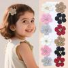 Novos Acessórios de Cabelo de Flor de Strass Feitos à Mão da Amazon para Verão Frescos e Fofos Acessórios de Cabelo Infantis Presilhas de Cabelo Fofas Acessórios de Cabelo Estilo Coreano