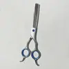 Tijeras populares para cabello de bebé de cabeza redonda Amazon traje de tijeras para cabello de anillo grande tijeras planas cortas tijeras de diente fino