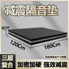 Pad à Prova de Som para Bateria Alto-falante Subwoofer Absorção de Choque Silenciador Piso de Piano Esteira Placa Silenciosa à Prova de Choque Metabo
