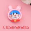 Accesorios de resina con forma de gato Jingdang de dibujos animados paquete de materiales para carcasa de teléfono móvil DIY casero pegatinas para taza pegatinas para bolígrafo pasador de pelo pegamento de crema