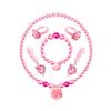 Acessórios Bela Adormecida Aurora Rosa Coroa de Sereia Bolsa Colar Conjunto Acessórios Princesa Rosa Dropshipping