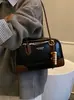 Bolso Boston Retro de Diseño Diario Nuevo para Mujer Transfronterizo Bolso Pequeño Casual de Moda para Axila Bolso de Hombro Retro de Moda